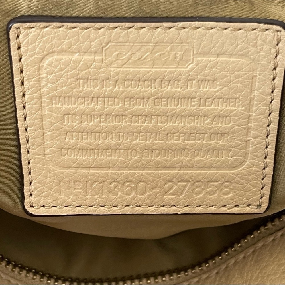 Coach 27858 Madison Hobo Bag in Leather beige esthetic minimalist - Picture 3 of 9